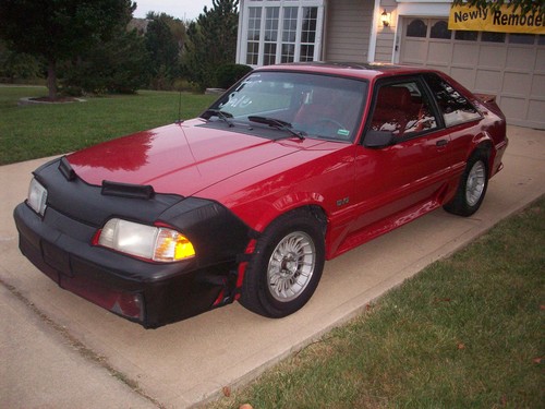 Image 1 of 1987 Mustang GT Red